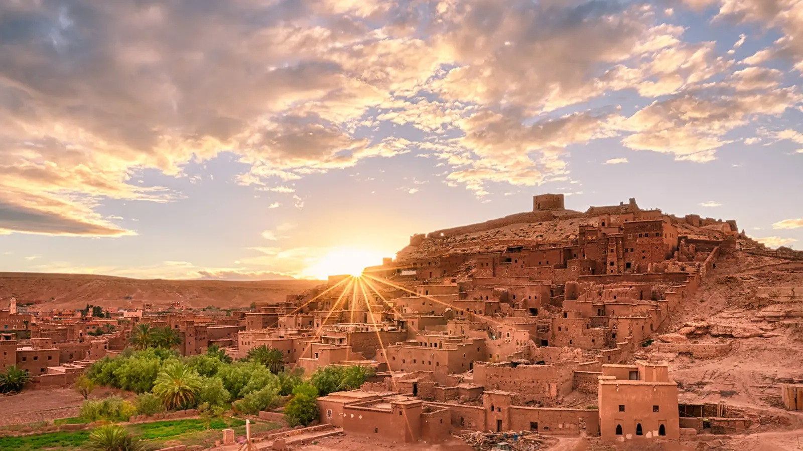 Ait Ben Haddou at sunset
