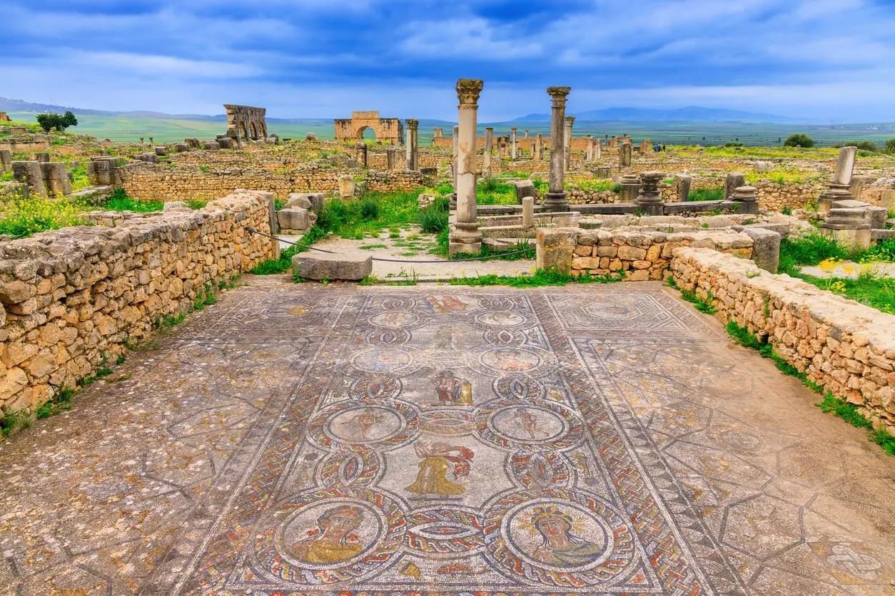 Volubilis: Roman ruins near Meknes